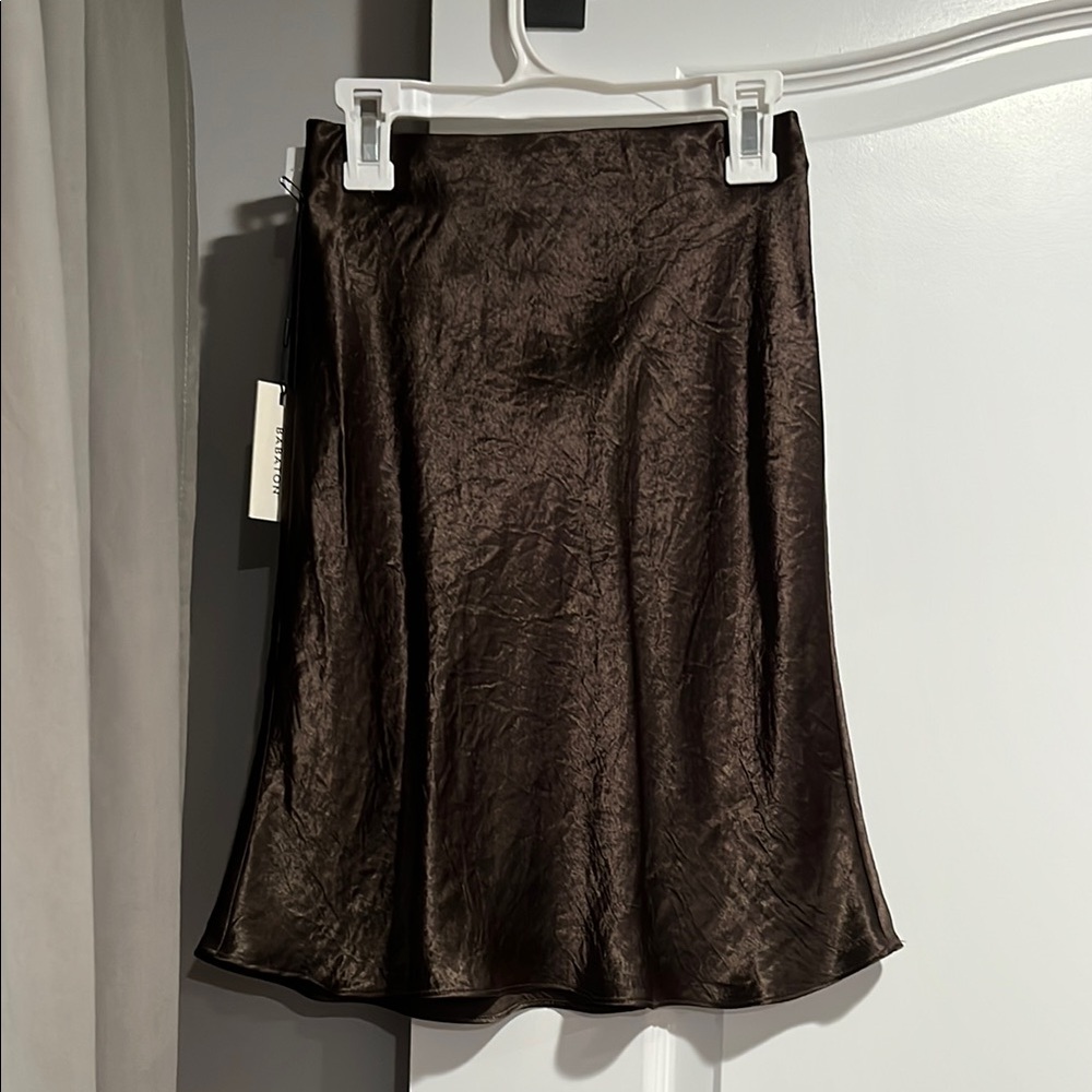 Aritzia Brown Mini Skirt